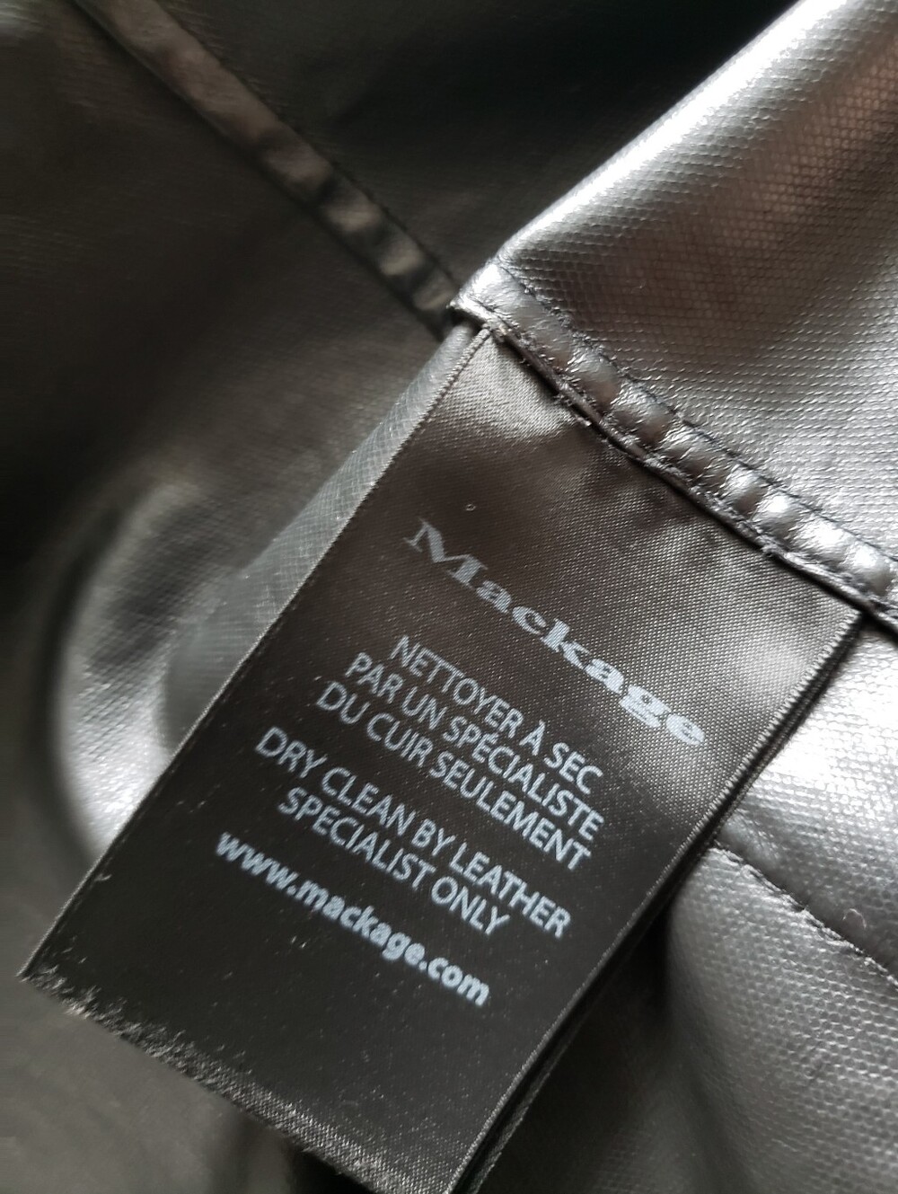 Olive Hooded Long Coat with Leather Trim - Picture 4 of 5